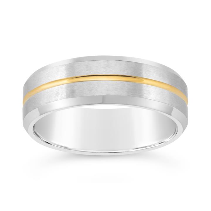 Stainless Steel Gents Patterned Ring