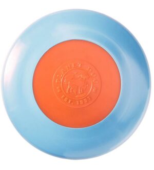 Planet Dog Zoom Flyer Frisbee Dog Toy in Blue & Orange - Original Size