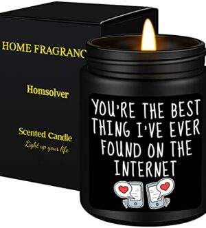 Gifts for Him,Anniversary Romantic Gifts for Him Boyfriend Husband,Funny Birthday Thanksgiving Christmas Valentines Day Gifts for Him Boyfriend Best Friends Men Dad Male,Candles Gifts for Men Him